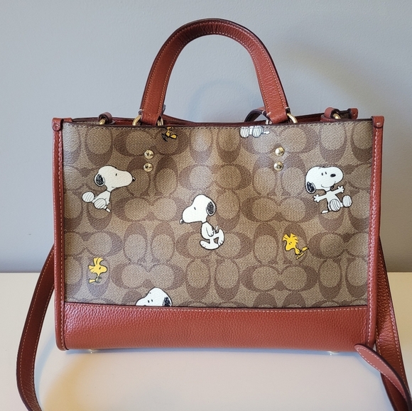 Coach X Peanuts Dempsey Carryall, BNWOT - Picture 5 of 11